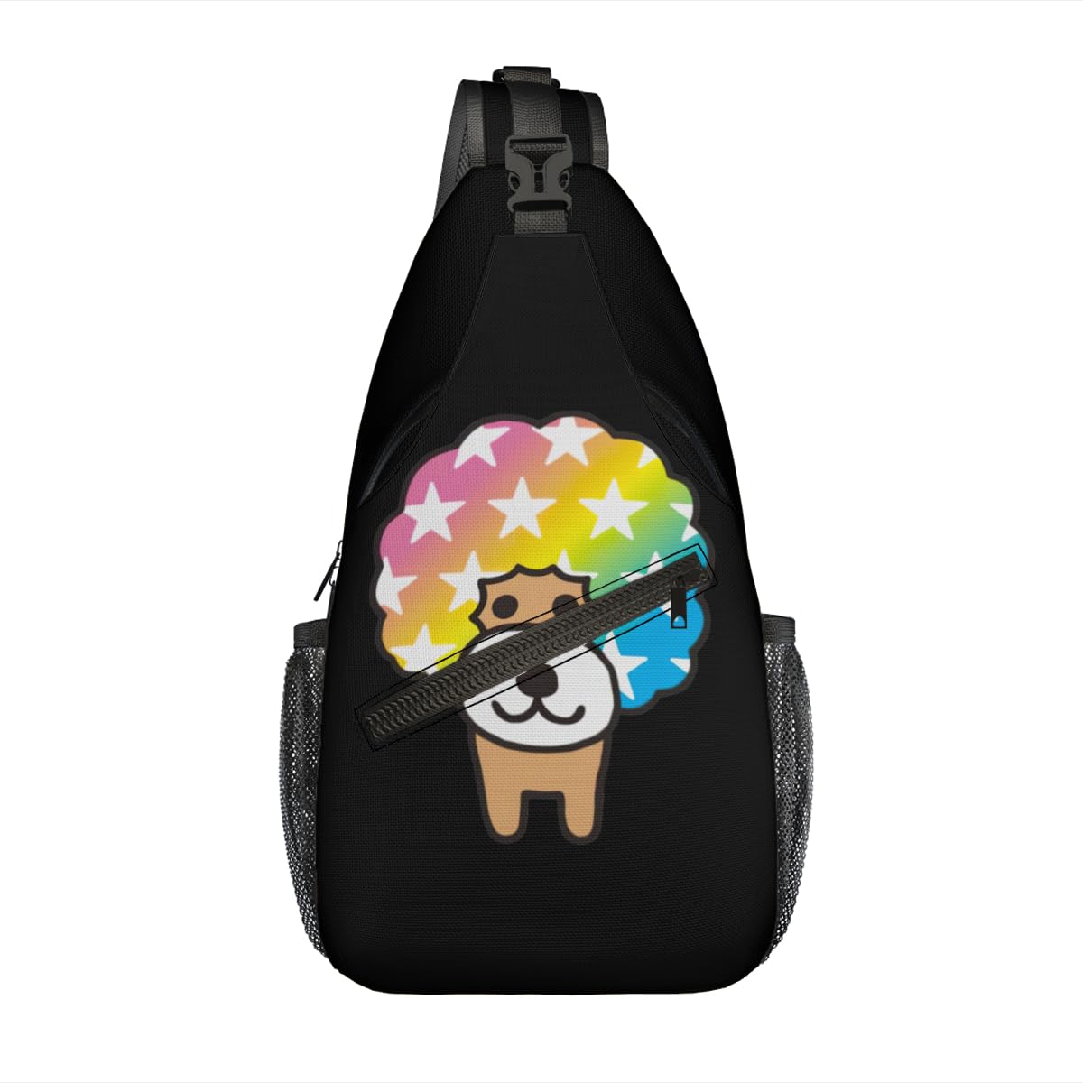 Amazon.co.jp: アフロ犬 ジムサック (2) ボディバッグ ワンショルダー